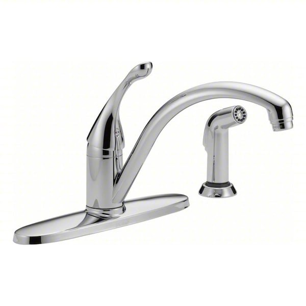 Delta Single Handle Kitchen Faucet with Spray 440-DST - main