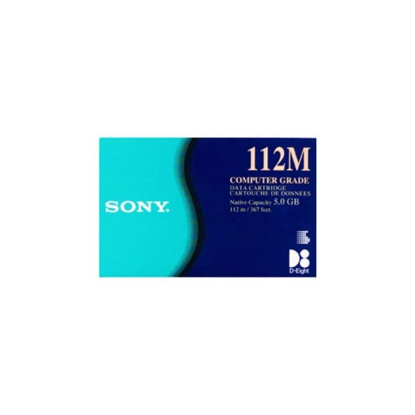 Sony D8 8mm Tape Cartridge - 8mm Tape - 2.5GB (Native) / 5GB (Compressed) QG112M - main