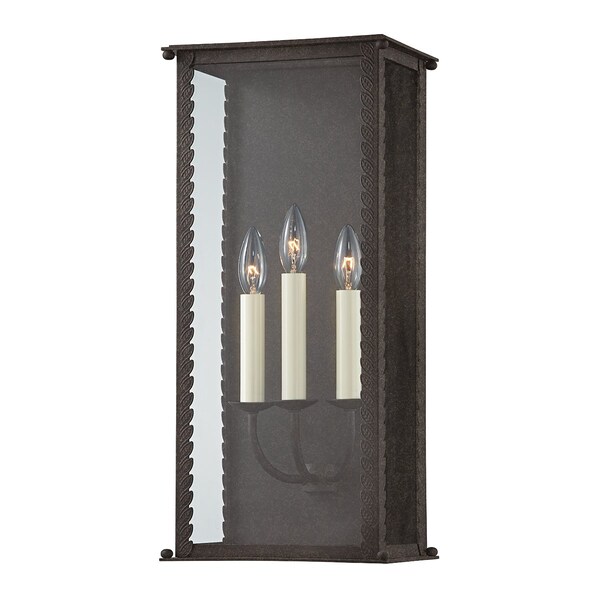 Troy Lighting Zuma 3 Light Wall Sconce 9.5 In. French Iron B6713-FRN - main