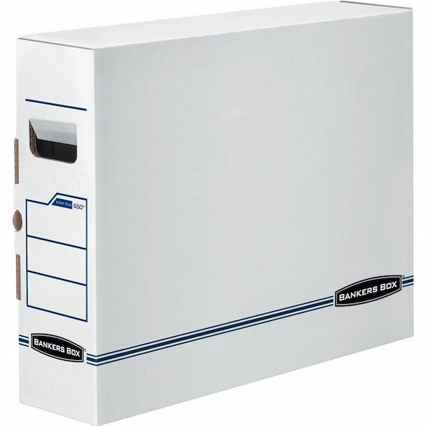 Fellowes Storage Case, 5.3in W, 19.8in D, 15.8in H, Side Tuck Closure, Blue 00650 - main