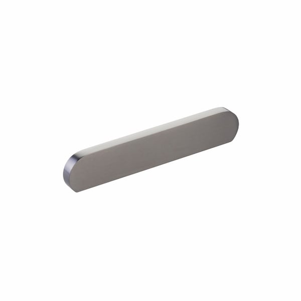 Schaub 5-7/8in Cafe Modern Oval Cabinet Pull with 4in and 5in Center to Center Gun Metal Finish 10042-GM - main