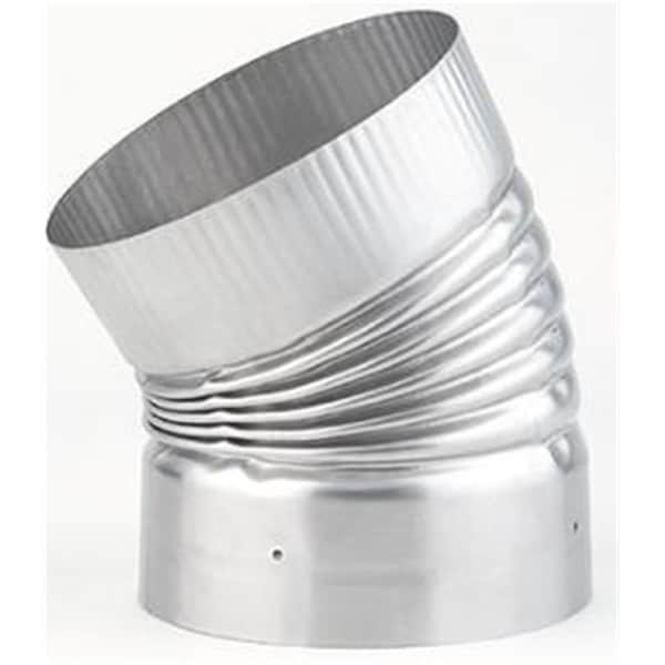 Perfectpillows Selkirk Corporation 4810 8 Inch Heat-fab 30 Degree Corrugated Non-adjustable Elbow PE2212618 - main