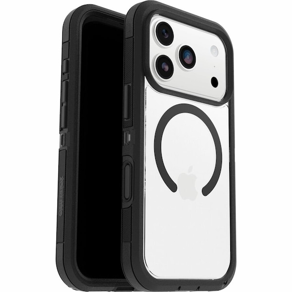 Otterbox Defender Xt Pro Clear Magsafe Case With Camera Control For Apple Iphone 17 Pro - Dark Side 77-98459 - main