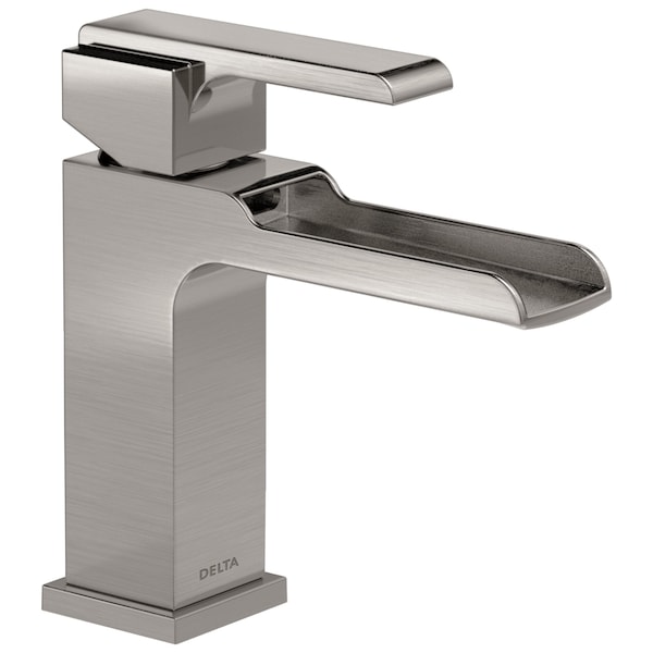 Delta 1 or 3-hole 4" installation Hole Centerset Lavatory Faucet, Stainless 568LF-SSLPU - main