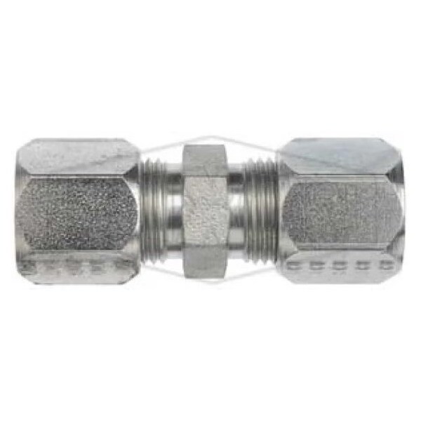 Dixon The Right Connection Flareless Bite Tube Union, 3/8 in Nominal, Male Tube End Style, Steel FLC2403-06 - main