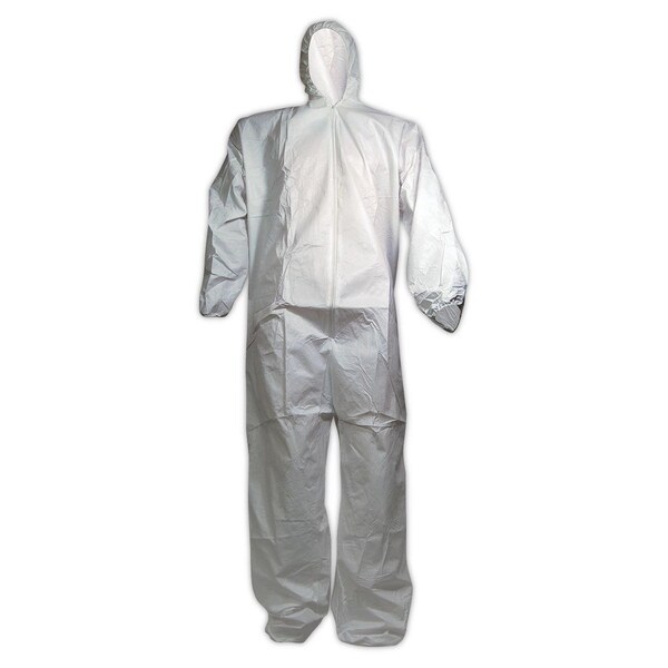Magid EconoWear Disposable Microporous Protective Coverall with Hood, Size L CVCH8MCPL - main