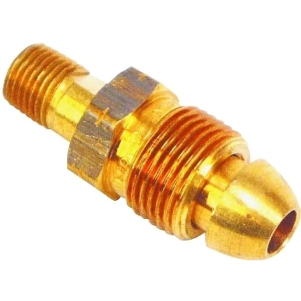 Us Hardware Propane Adapter Fitting, 1/4 in POL x MPT, Brass RV-443C - main