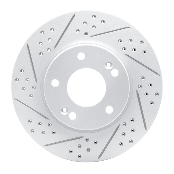 Dynamic Friction Co DFC Geoperformance Rotor - Drilled and Slotted 830-03038L - main