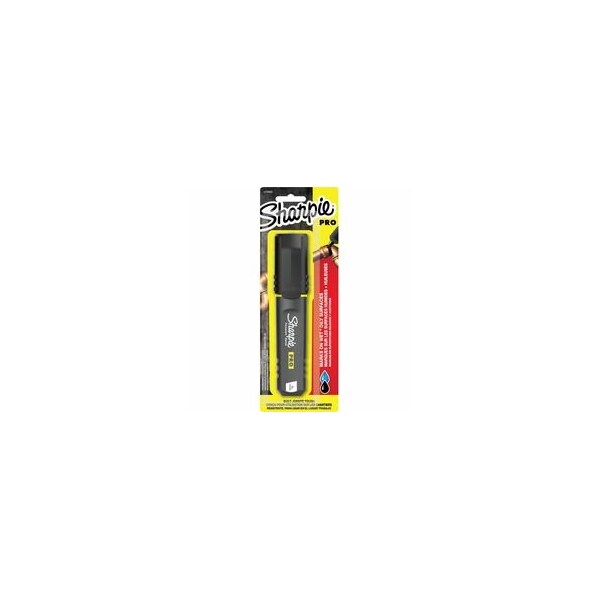 Sharpie PRO Permanent Markers, Broad Chisel, Medium, Fine Marker Point, Black Ink, 4PK 2178493 - main