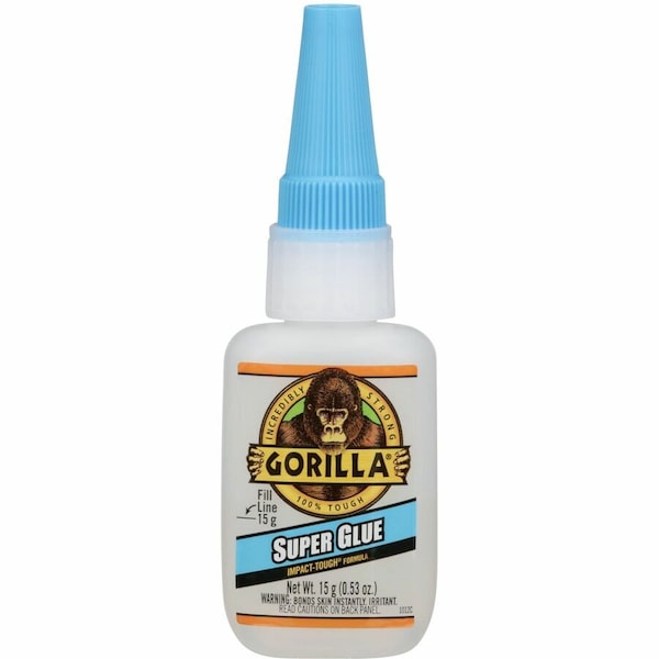 Gorilla Glue Gorilla Super Glue, Clear, 15g 7805001 - main