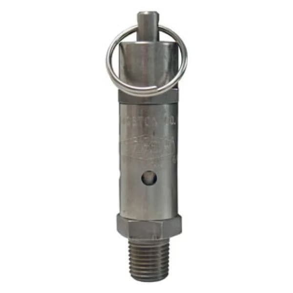Dixon Standard Safety Pop-Off Valve, 1/4 in, MNPT, 92 SCFM, Stainless Steel Body SV100SS - main
