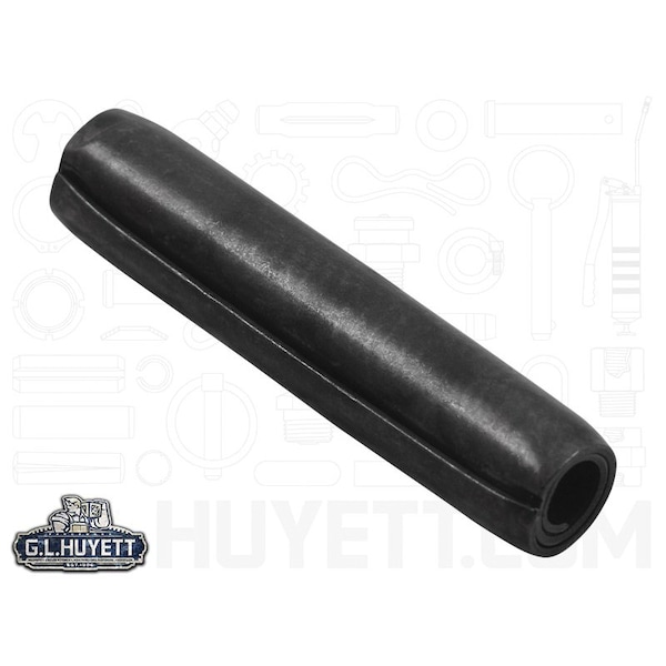 Huyett Coiled Spring Pin, Standard Duty, High Carbon Steel, 0.156 in Dia x 0.750 in L SPC-156-0750 - main