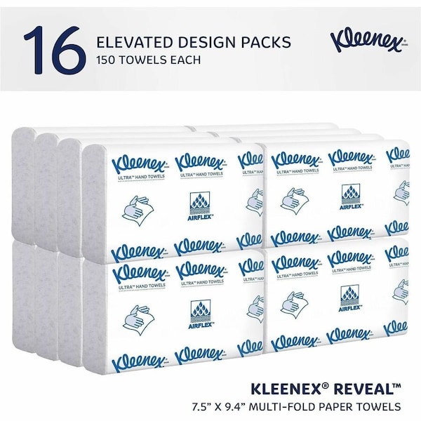 Kleenex Kleenex Paper Towels, White, 16 PK KCC46321 - main
