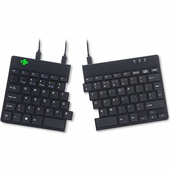 R-Go ergonomic keyboard, Split Break - QWERTY(US), wired, black RGOSP-USWIBL - main