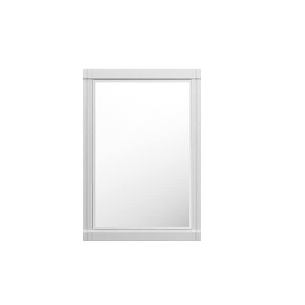 James Martin Vanities Bellshire 26" Mirror, Bright White 660-M26-BW - main