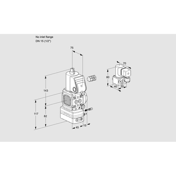 Honeywell Kromschroder VAG1-/15R/NKBE KS88004359 - main
