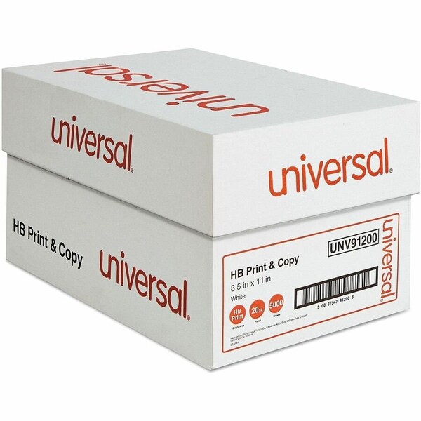 Universal PAPER, 8.5X11, 20#, HB, WH, 10PK UNV91200 - main