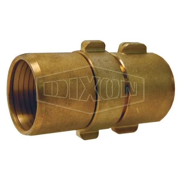 Dixon Expansion Ring Coupling, 1-1/2 in Nominal, NPSH End Style, Brass, Domestic RS15175 - main