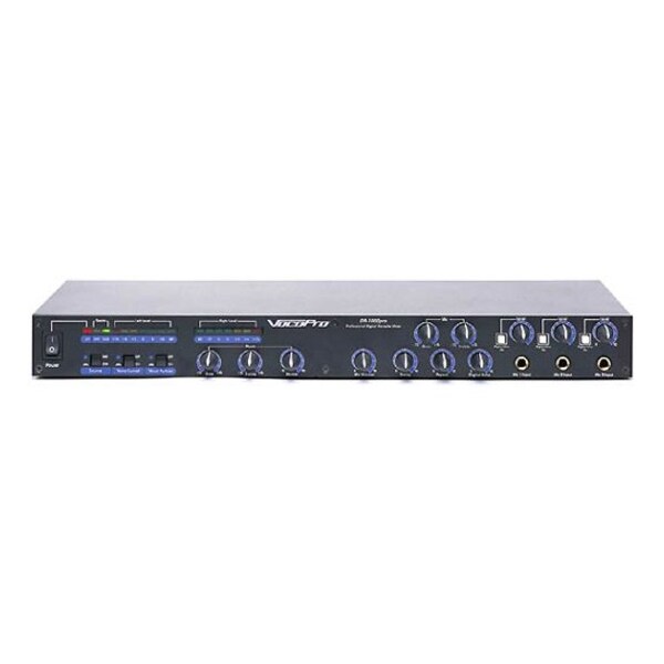 Vocopro Professional 3 Mic Digital Echo Mixer 110/220 w/Separate Repeat & Delay Controls per Mic channel DA1000PRO - main