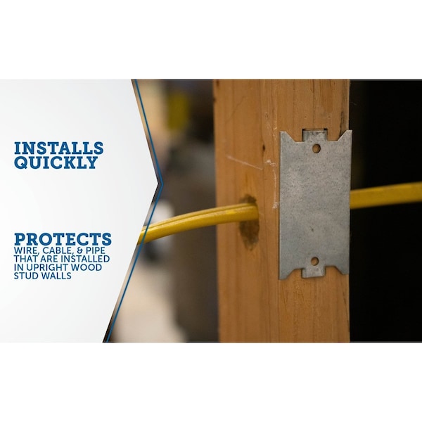 Southwire Cable Protection Plate, NOVAL Accessory, Steel SP-3-MS - main