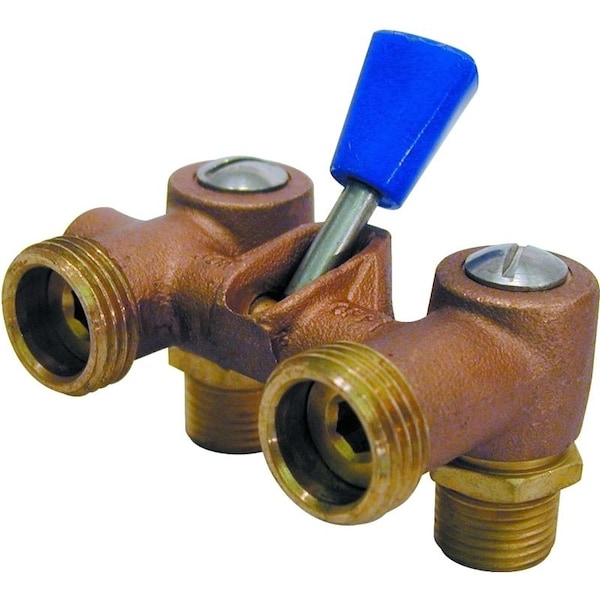Mueller Washing Machine ShutOff Valve, HeavyDuty, Brass 102-207 - main