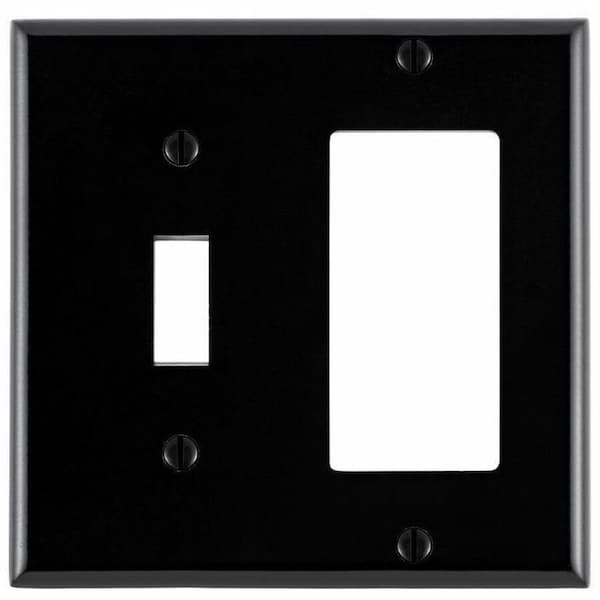 Leviton Wallplates P126-Bk 80405-E - main
