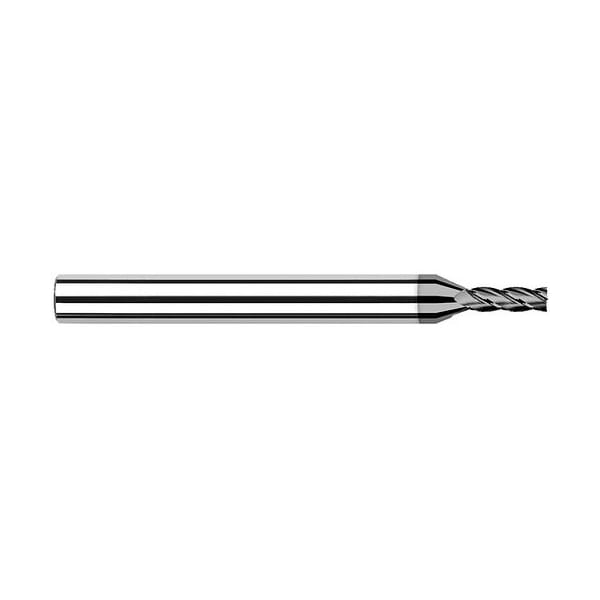 Harvey Tool 0.0550in (1.4 mm) Cutter DIA x 0.2750in L of Cut Carbide Square End Mill, 4 Flutes, CVD Diamond 9um 936655 - main