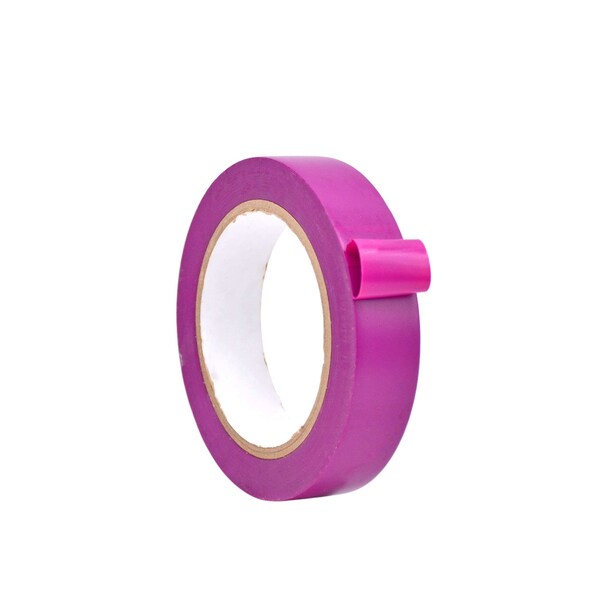 Wod Tape PVC, Purple, 1.25 inch (31.7mm) W., 6 mil Thickness, 38 PK WOD VTC366-01250-38-36-PUR - main