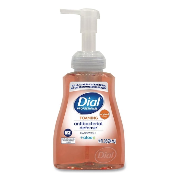 Dial Professional Original Antibacterial Defense Foaming Hand Wash, Original, 10 oz, 8PK 1700035446 - main