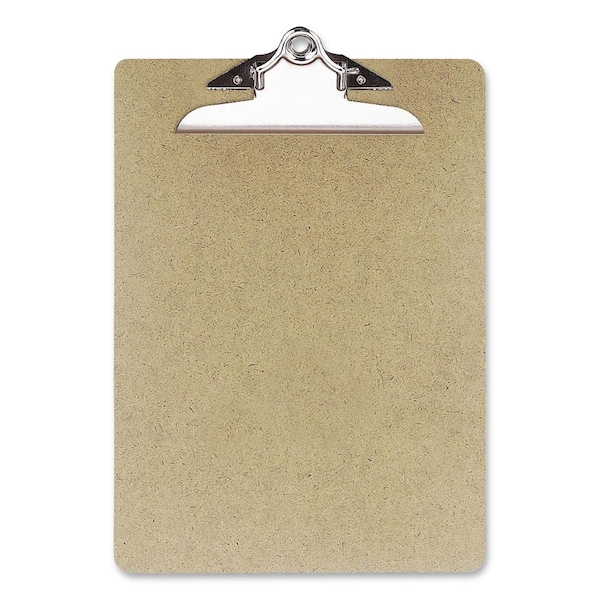 Officemate Recycled Hardboard Clipboard, 1" Clip Capacity, Holds 8.5 x 11 Sheets, Brown 83500 - main