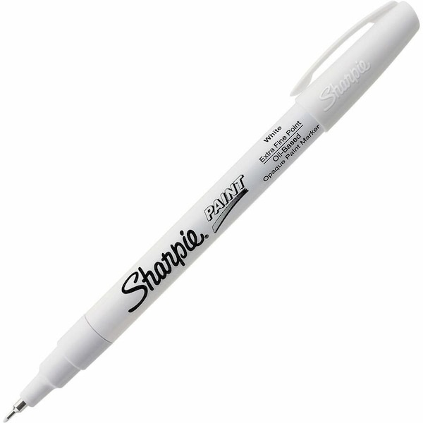 Sharpie Liquid Paint Marker, White, Fiber, PK12 35531 - main