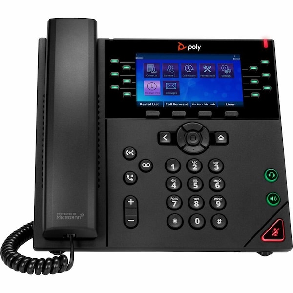 Hp Poly OBi VVX 450 12-Line IP Phone and PoE-enabled 89B60AA - main