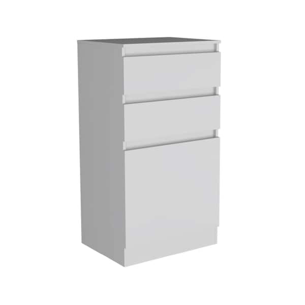 Homeroots 23" White Two Drawer Standard Chest 478397 - main