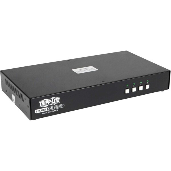 Tripp Lite by Eaton B002-DV1AC4 4-Port NIAP PP3.0-Certified DVI-I KVM Switch B002-DV1AC4 - main