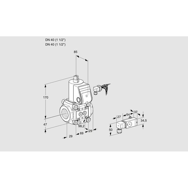 Honeywell Kromschroder VAS240R/NW KS88006332 - main