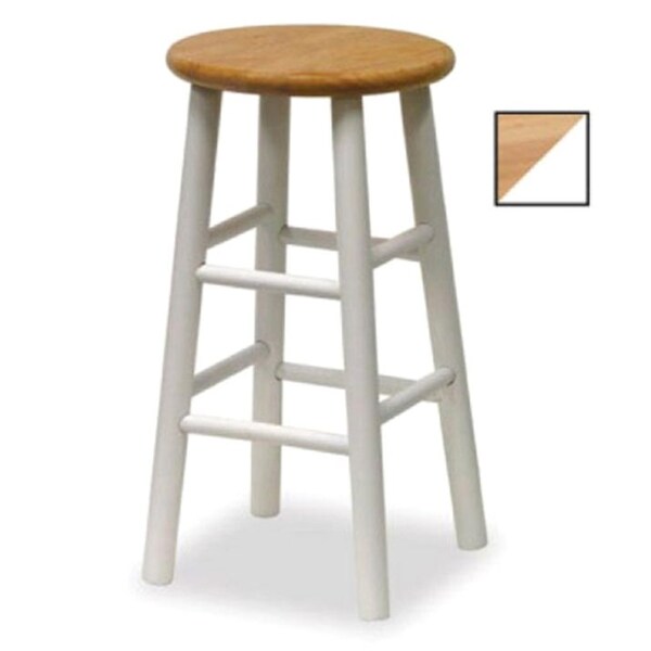 Winsome Metal leg black cushion seat Iron Faux seat SET OF 2 STOOL ADJUSTABLE K/D FAUX SEAT, 2PK 93329 - main