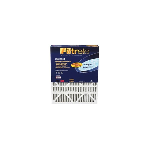 Filtrete Electrostatic Air Filter, 25 L, 20 W, 97 Filter Efficiency, Microfiber Filter Media DP03DC-4 - main