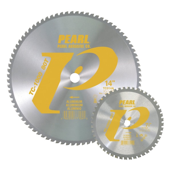 Pearl TC-1000 Aluminum Carbide Tipped Blade 8in, 60T , 5/8 Arbor TC008A - main