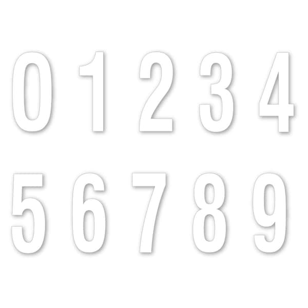 Accuform MAGNETIC CHARACTERS NUMBER SET NAM822WT - main