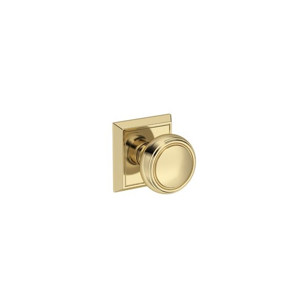Baldwin Residential Door Knobs Passage Reversible Non-Lacquered Brass PSBRECHR031 - main