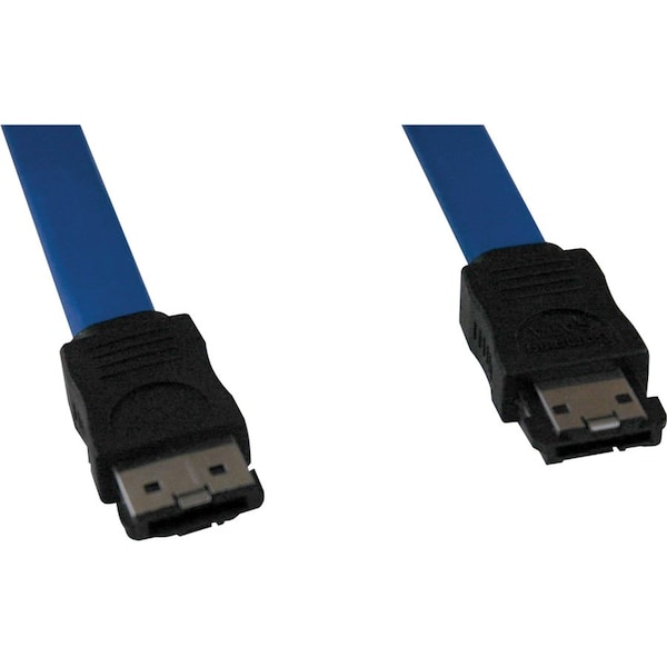 Tripp Lite 18IN EXTERNAL SIGNAL SHIELDED CABLE ESATA SATA-II 7PIN / 7PIN 18INCH P950-18I - main