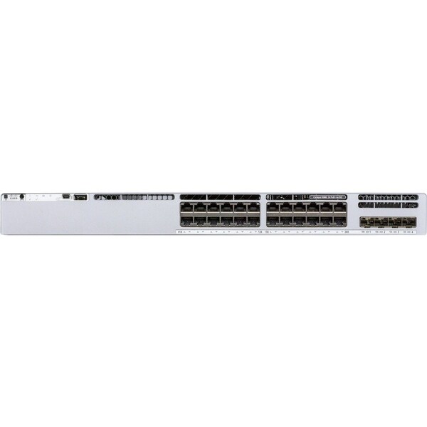 Cisco Catalyst 9300 24-port 1G copper, with fixed 4x1G SFP uplinks, PoE+ Network Essentials C9300L-24P-4G-E - main
