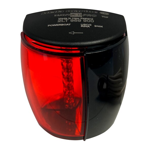 Hella Marine NaviLED PRO Port Navigation Lamp - Black - 2NM 017460101 - main