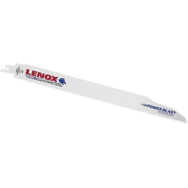 Lenox Reciprocating Saw Blade, Demolition, Wood with Nails, 12 in, 6 TPI, 2-Pk 20500106R - main
