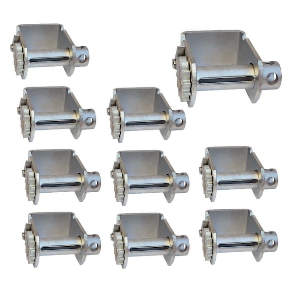 Mytee Products Standard Sliding Zinc Coated Winch for C Track WLL 5500 lbs, 10PK WinchSC-Zx10 - main