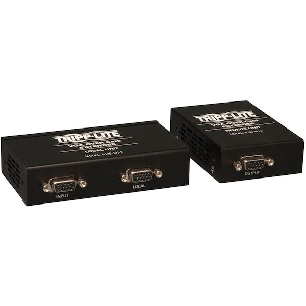 Tripp Lite VGA OVER CAT5/CAT6 EXTENDER TRANSMITTER & RECEIVER W/ EDID TAA B130-101-2 - main