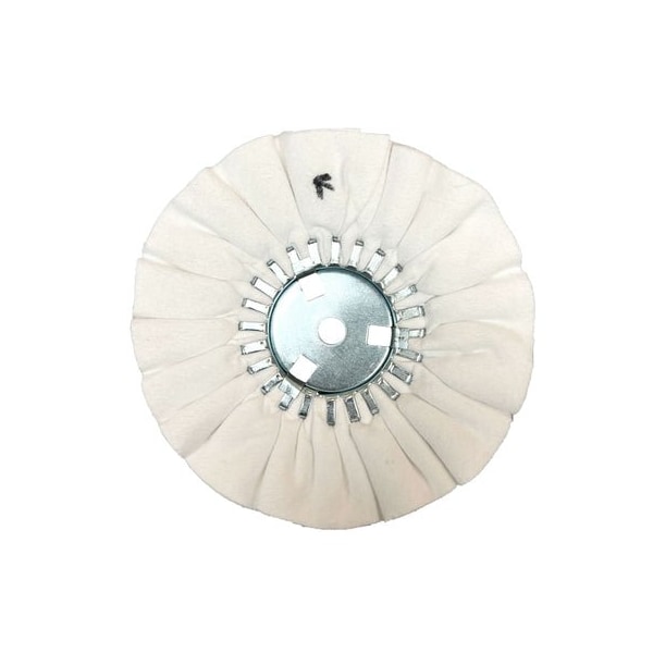 Renegade Products Usa Airway Buffing Wheels, 9 Inch, White Flannel, 5/8" Center Plate FAW9X3X5/8N2-16PDF - main