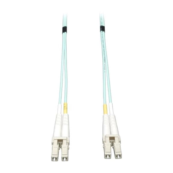 Eaton Tripp Lite Series 10Gb Duplex Multimode 50/125 OM3 LSZH Fiber Patch Cable, LC/LC - Aqua, 35M N820-35M - main