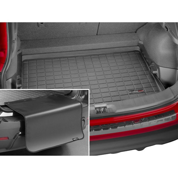 Weathertech Black, Cargo Liner With Bumper Protector 401385SK - main