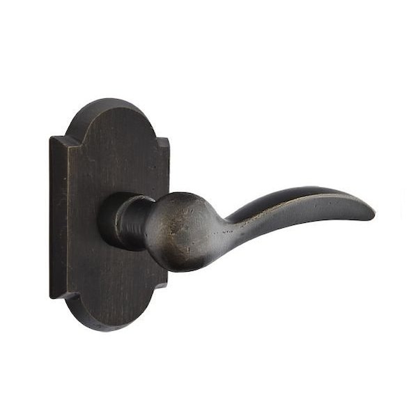 Emtek Residential Door Levers Privacy Right Hand Medium Bronze 7208DMBRH - main